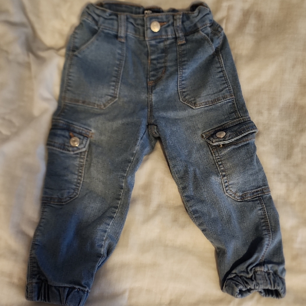 DKNYC Blue Denim Jogger Jeans with Relaxed Fit
